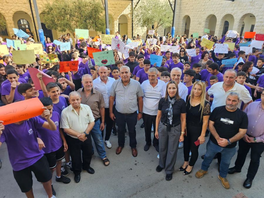 وفد من مجلس كفرياسيف في جولة تضامن ودعم لطلاب المدارس والهيئة التدريسية بعد الحادثة الأليمة